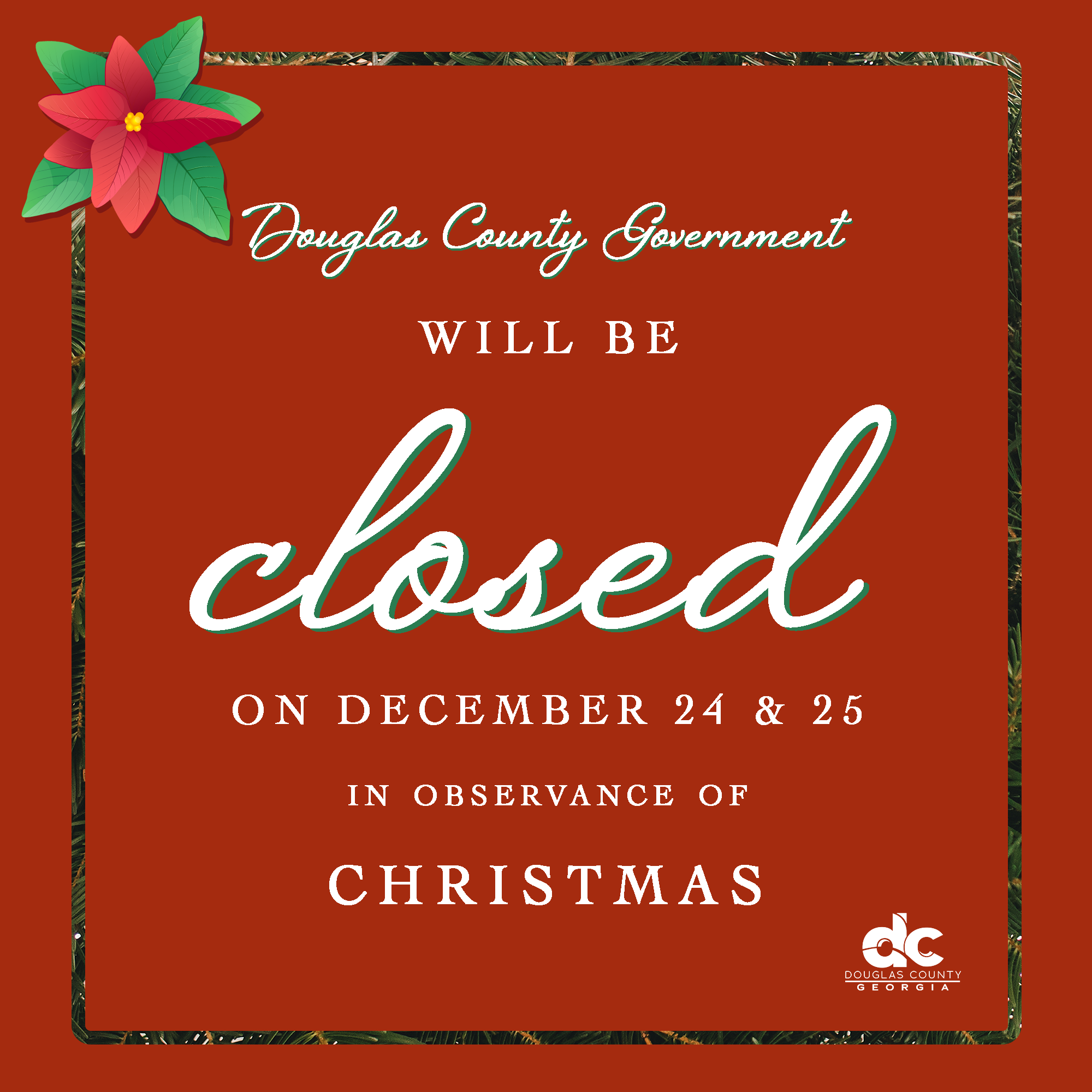 Christmas Closure GFX