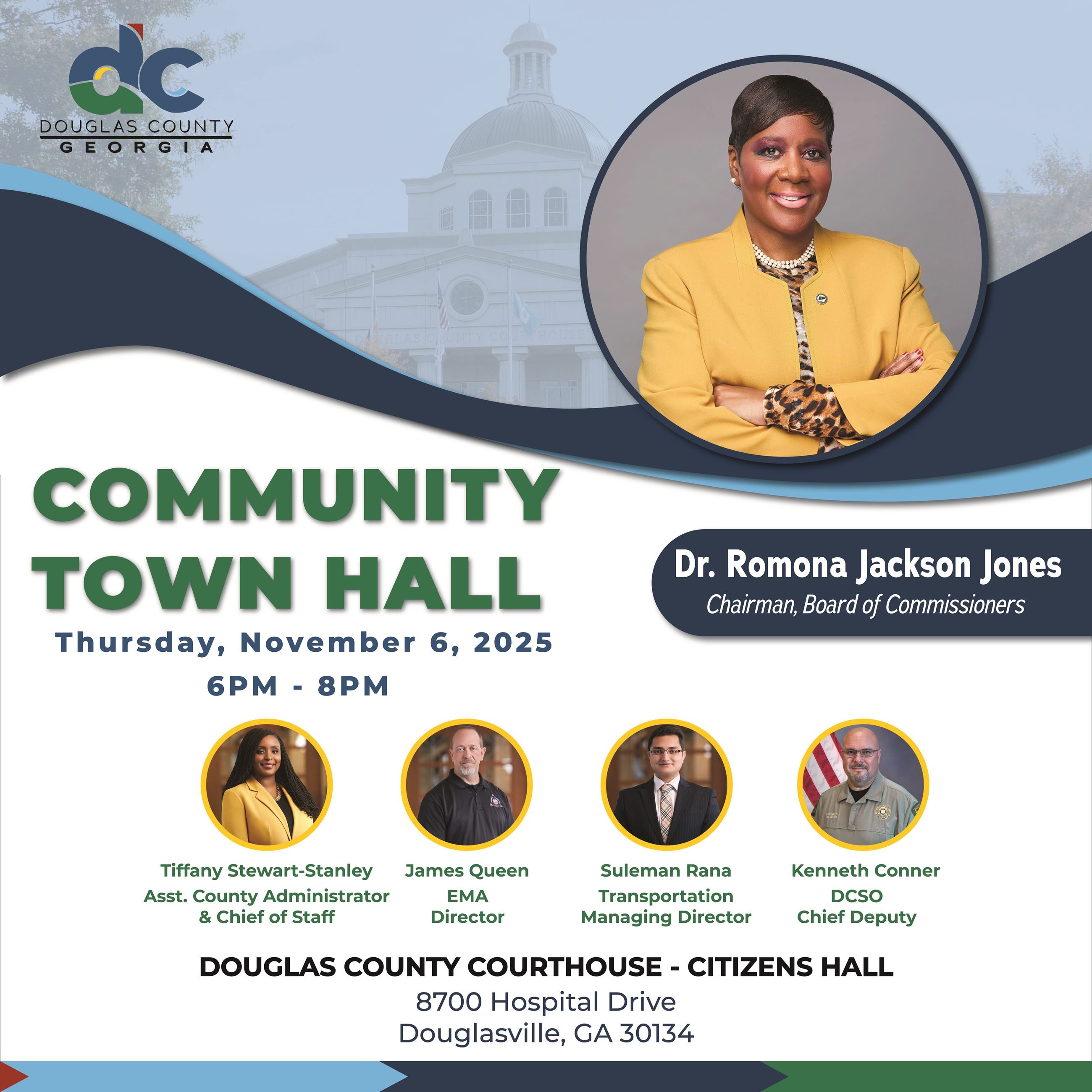 Chairman Town Hall Flyer