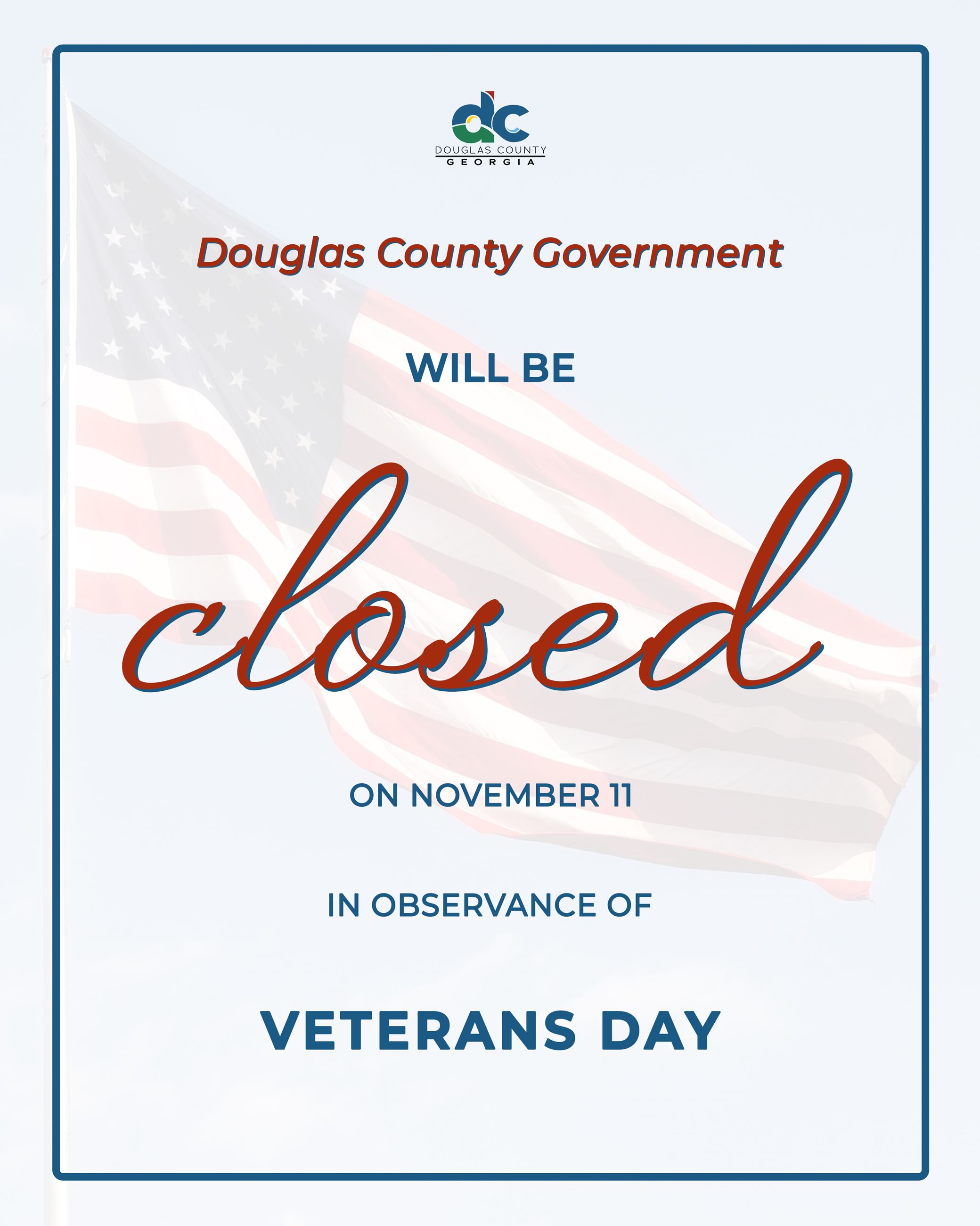 Veterans Day Closure GFX - 2025