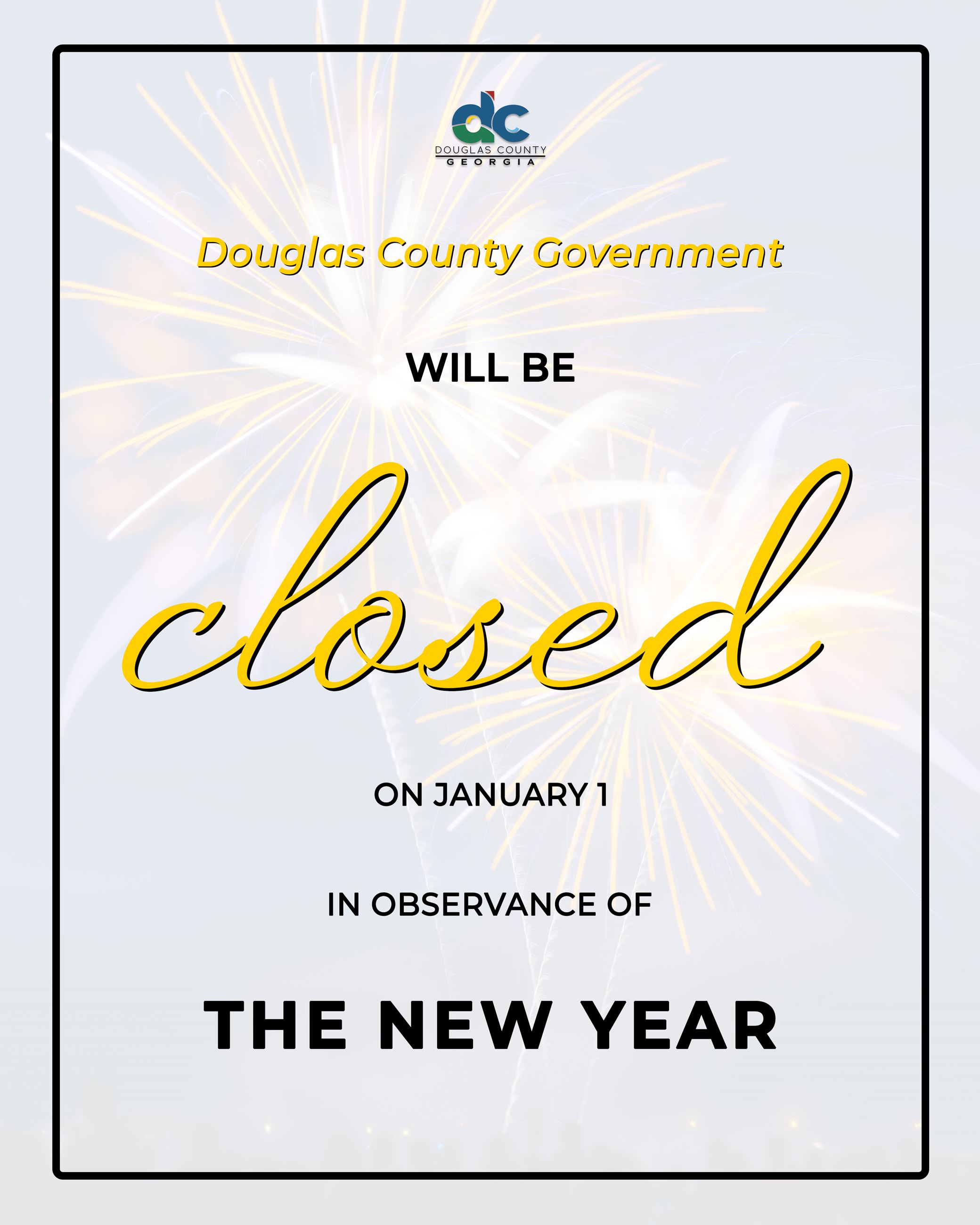 New Years Day Closure GFX - 2025